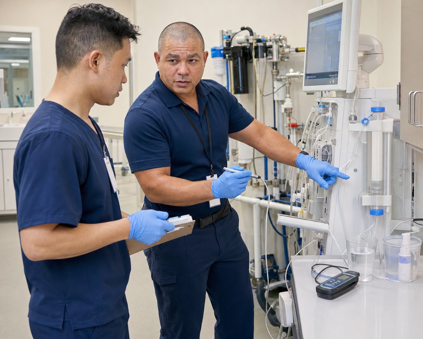 BiomedRx technician performing token to protect patient safety